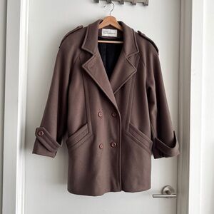 Vintage oversized wool coat